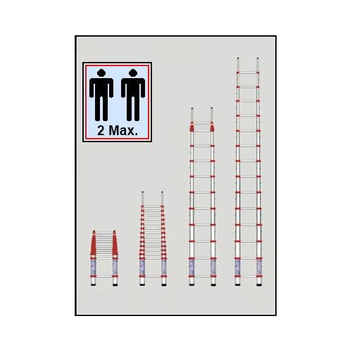 Drabina teleskopowa strażacka 4,4m