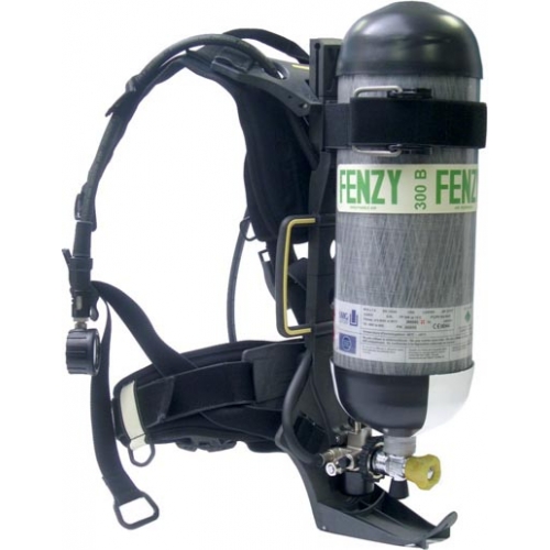 Aparat powietrzny FENZY X-PRO, butla kompozytowa 6,8l(butla 4,6kg), maska OPTI PRO